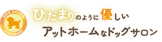 ひだまりのように優しいアットホームなドッグサロン